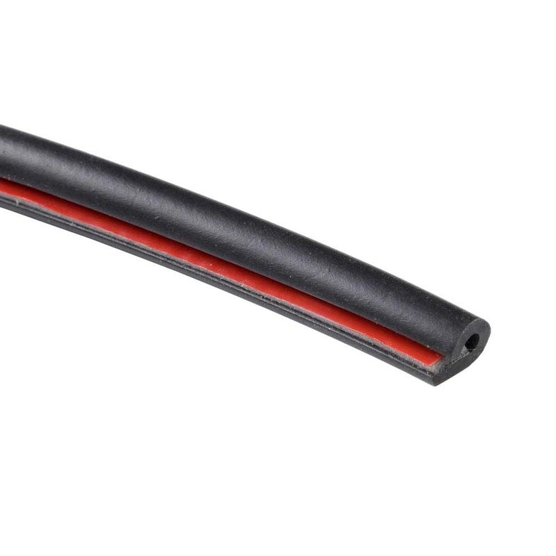 ESUPPORT 16ft 5M U Shape Car Door Moulding Rubber Scratch Protector Strip Edge Guard Trim Seal Gray - Image 3